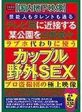 【国内地下映像】芸能人もタレントも通るテレビ局に近接する某公園を白昼堂々ラブホ代わりに使うカップル野外SEXプロ盗撮団の極上映像